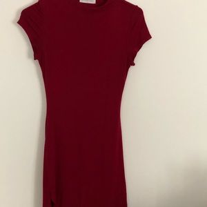 Bodycon red dress